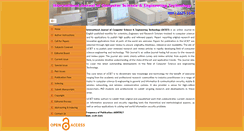 Desktop Screenshot of ijcset.com